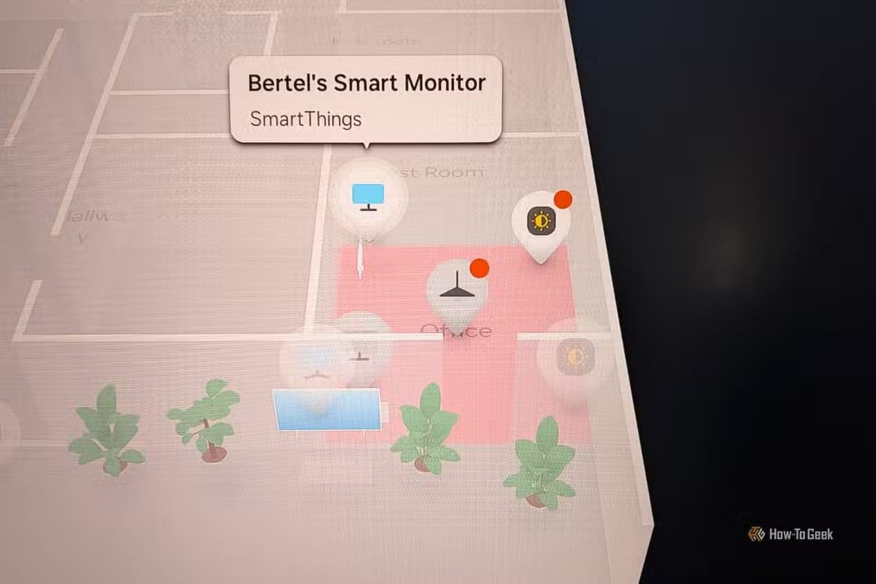 smartthings-map-view-on-a-smart-monitor ميزة غريبة في Samsung SmartThings تتيح ربط الكمبيوتر بالمنزل الذكي بطريقة غير متوقعة