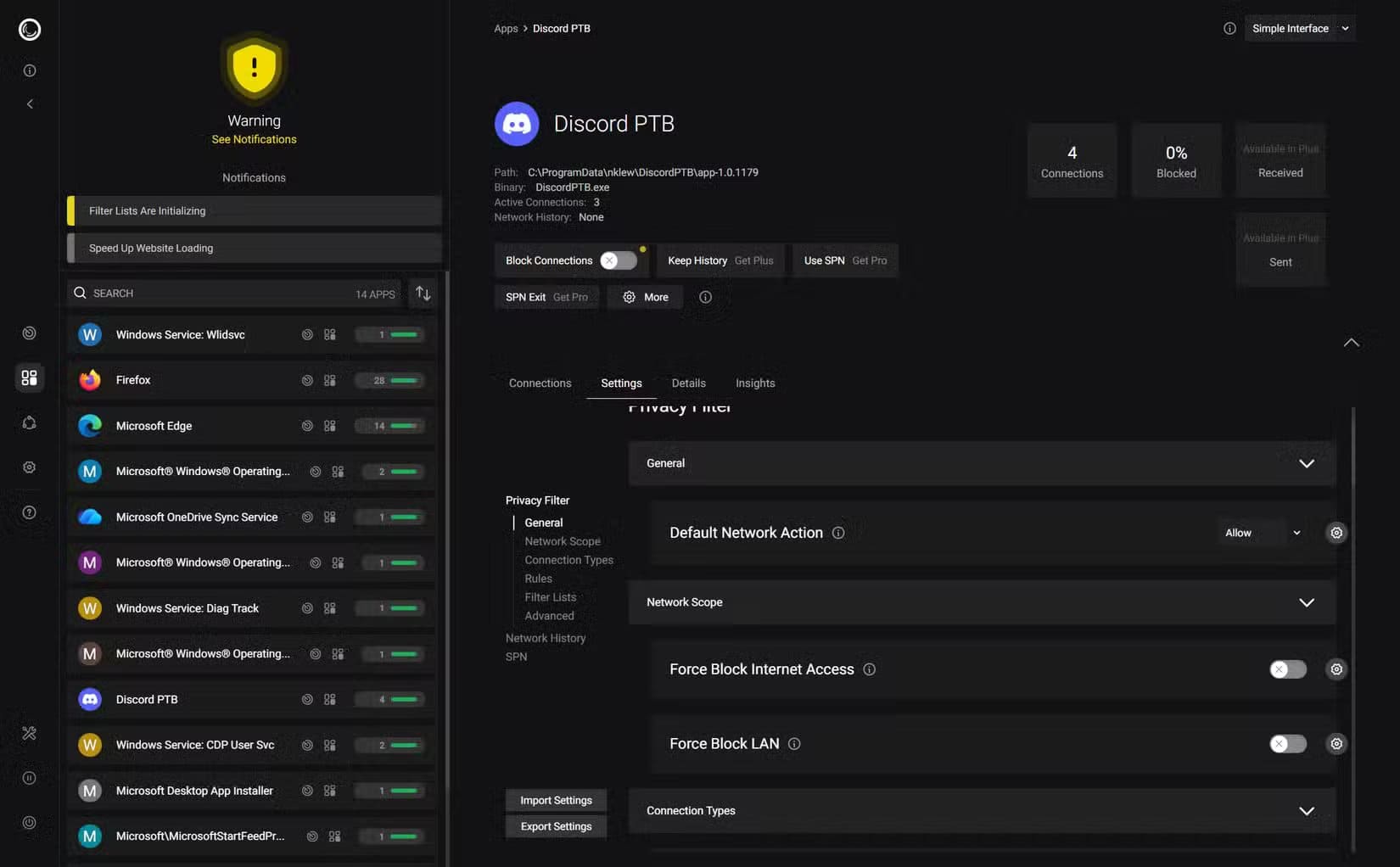 the-details-about-discord-s-connectoin أفضل ثلاثة برامج مفتوحة المصدر لإدارة شبكات ويندوز بكفاءة