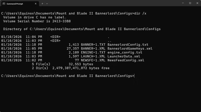 Nama file yang sesuai dengan DOS 8.3 di Windows 11: Fitur lama DOS yang masih diandalkan Windows hingga saat ini.