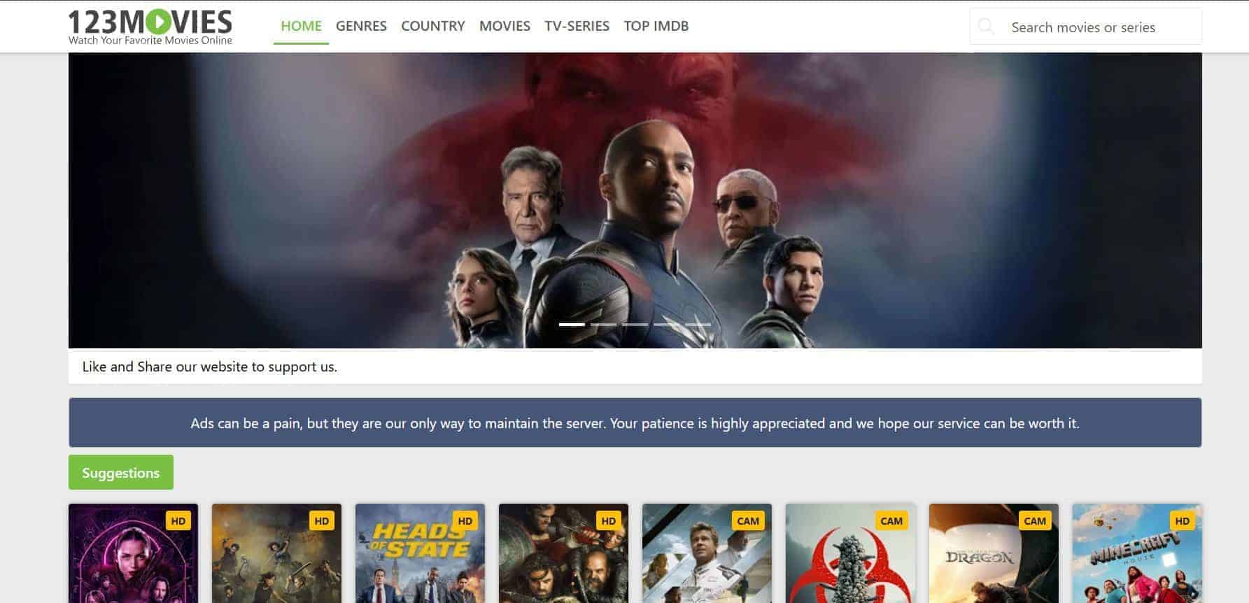 123movies أفضل 20+ بديل لـ YesMovies 2026