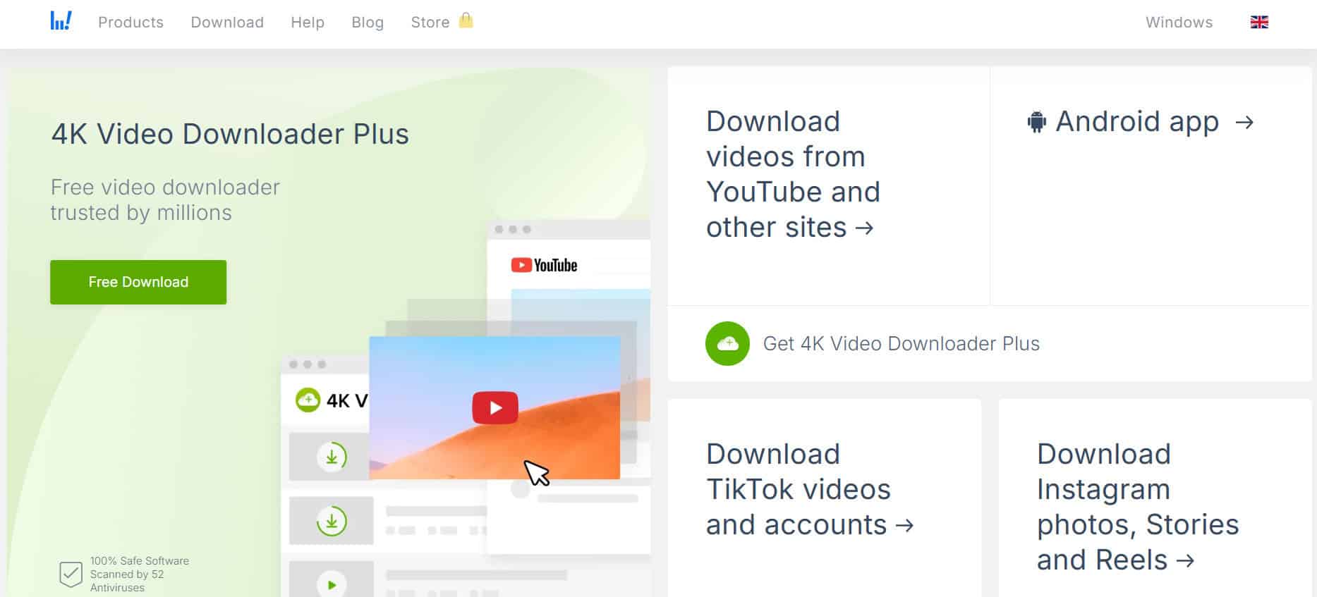 4k-video-downloader أفضل محولات YouTube إلى MP4 لـ Windows و Mac لـ 2026