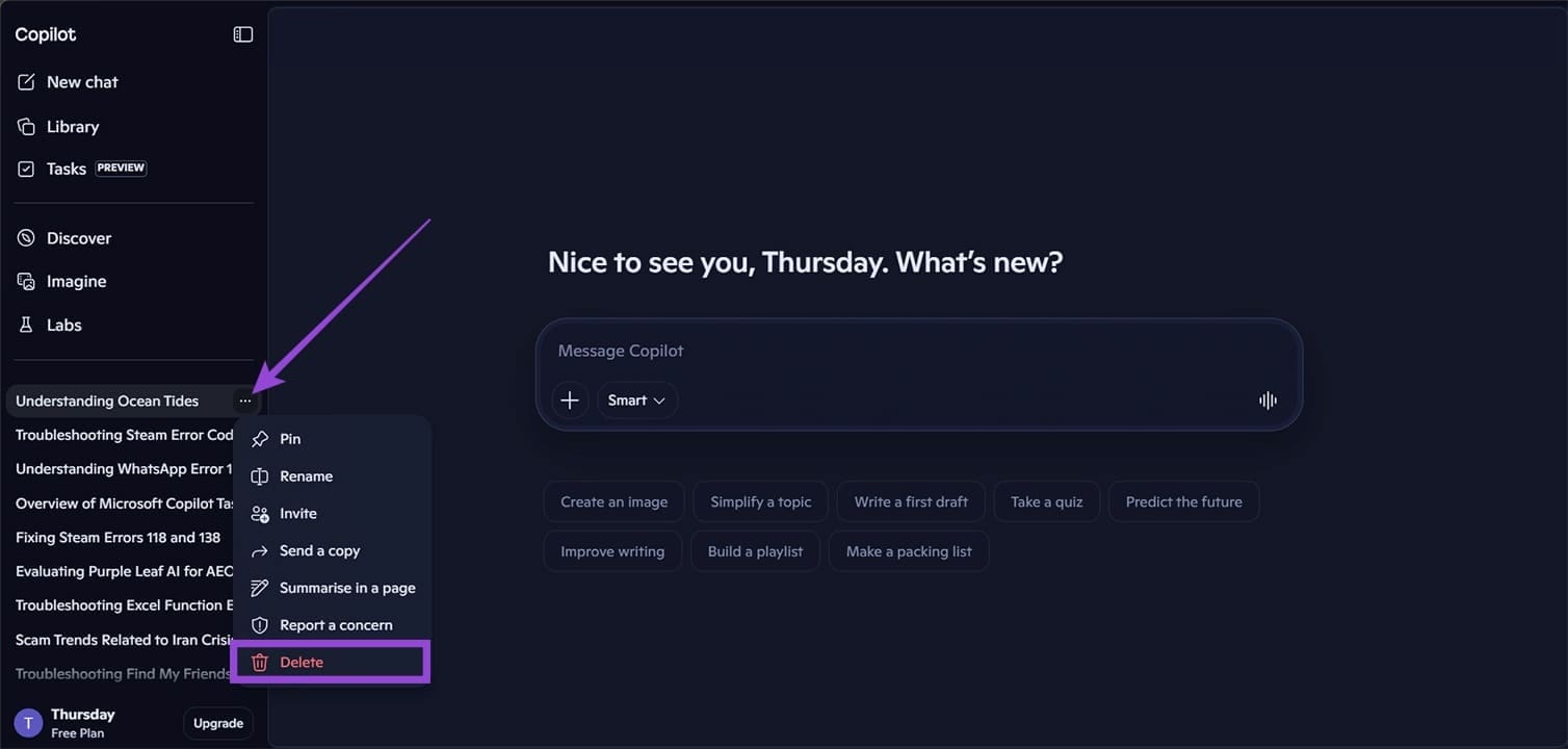 How-to-Delete-Copilot-Chat-History-10 طريقة حذف سجل محادثات Copilot بسهولة وحماية خصوصيتك