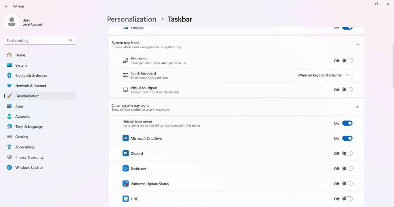 How-to-Edit-the-Taskbar-in-Windows-11-4 تخصيص شريط المهام في Windows 11 وتحسين تجربة الاستخدام بسهولة