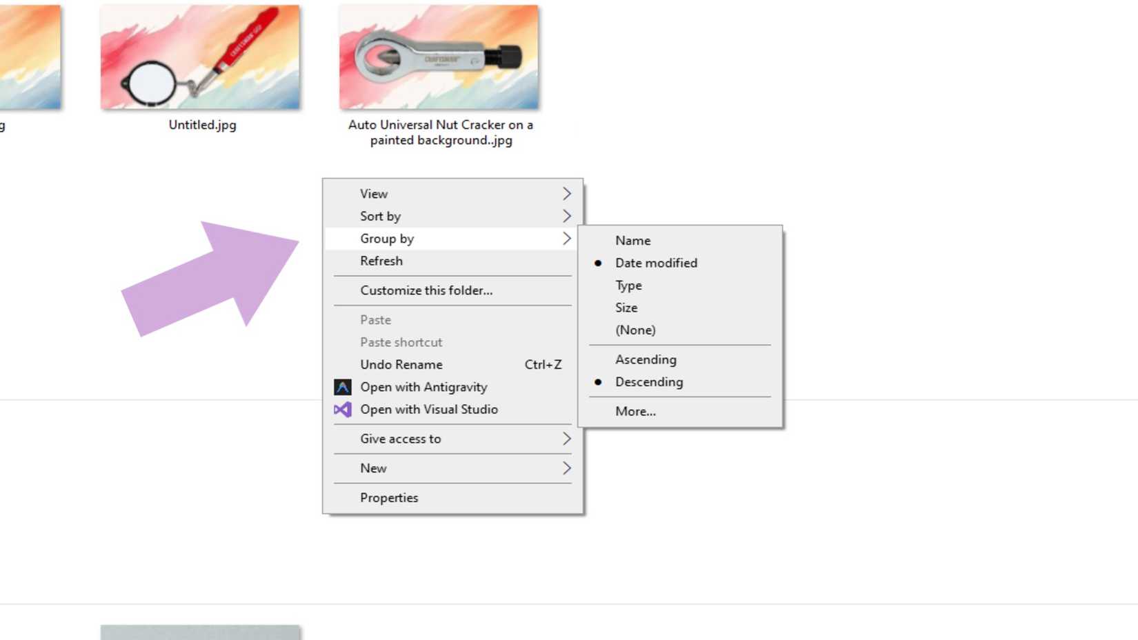 a-user-showing-off-grouping إدارة ملفات Windows لا يجب أن تكون يدوية إليك ما تفعله خطأ