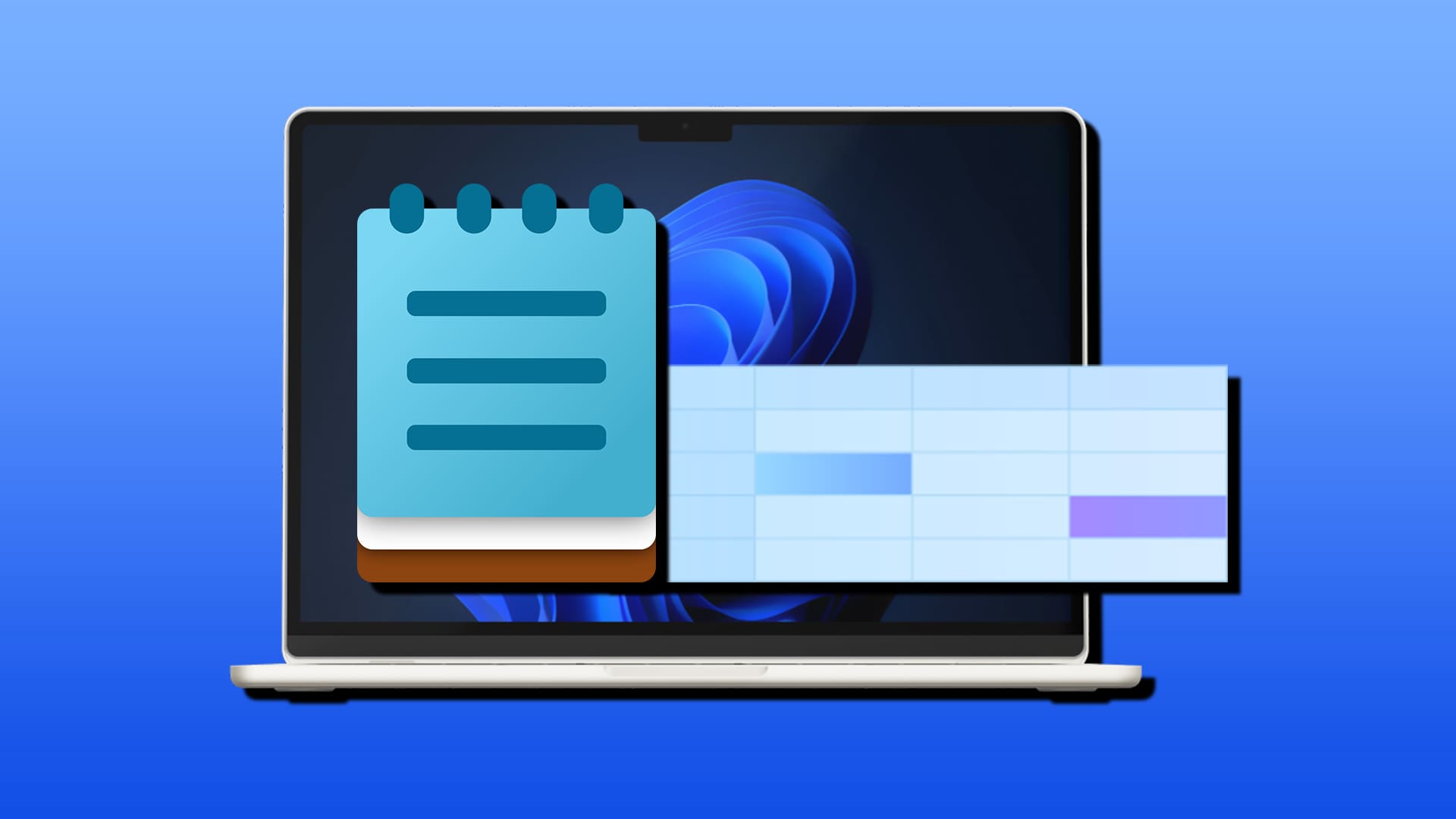 create-tables-in-windows-11-notepad طريقة إنشاء جداول في برنامج المفكرة على ويندوز 11 بخطوات بسيطة وفعالة