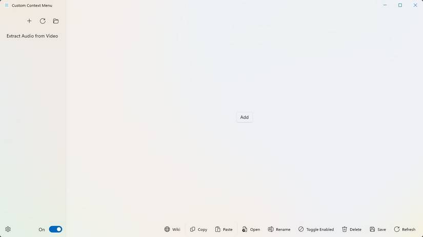 custom-context-menu-main تطبيق مجاني يمنحك تحكماً كاملاً بقائمة النقر الأيمن في Windows