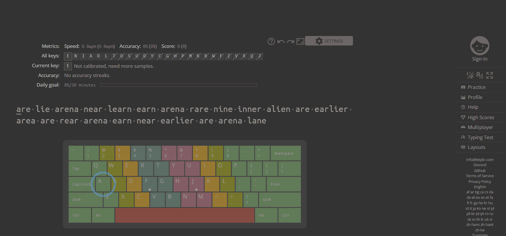 keybr أفضل 13+ بديلًا لـ KeyKey على Windows