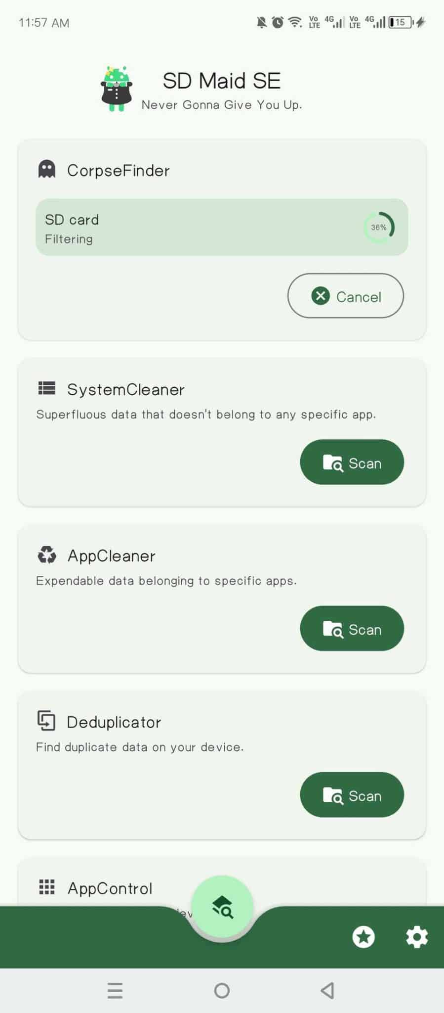 running-a-corpsefinder-scan-scaled حررت 10 جيجابايت من هاتفي Android بهذا التطبيق المجاني مفتوح المصدر