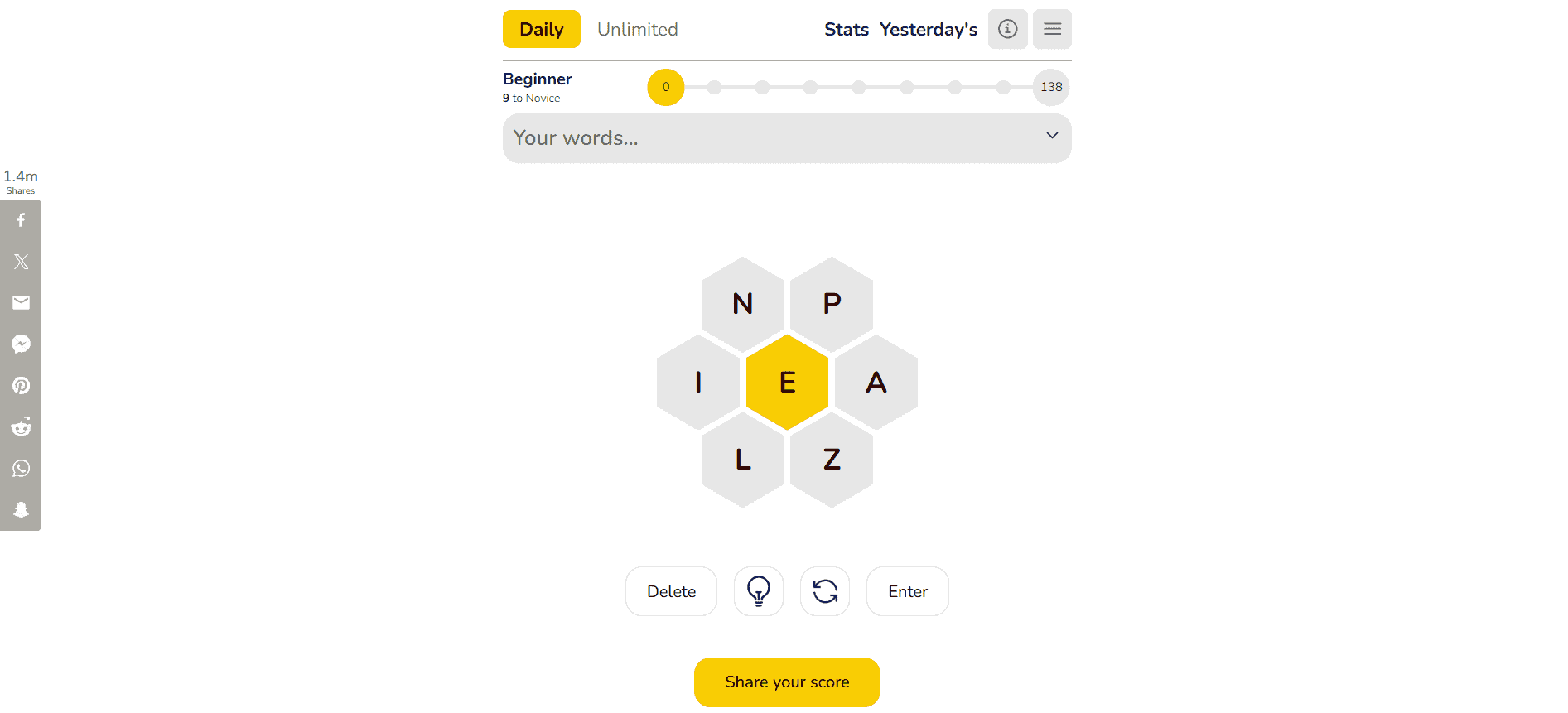 spellsbee أفضل 17+ لعبة تهجئة مجانية مثل NYT