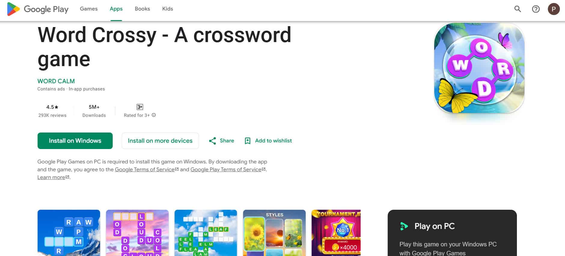 word-crossy أفضل 17+ لعبة تهجئة مجانية مثل NYT