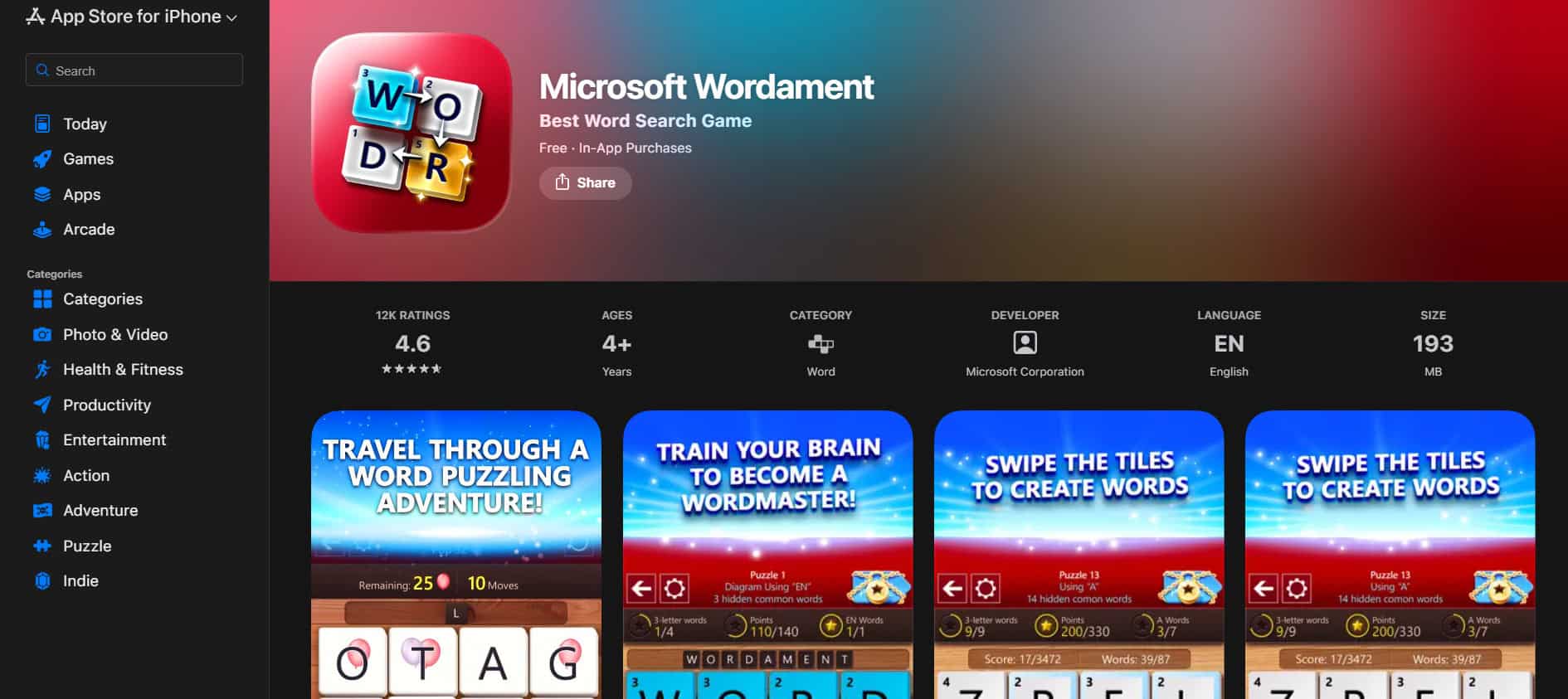 wordament أفضل 17+ لعبة تهجئة مجانية مثل NYT