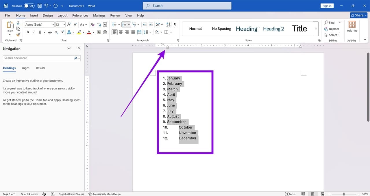 How-to-Fix-Microsoft-Word-Numbering-Indent-Problem-3 حل مشكلة المسافة البادئة في ترقيم صفحات Word بخطوات بسيطة