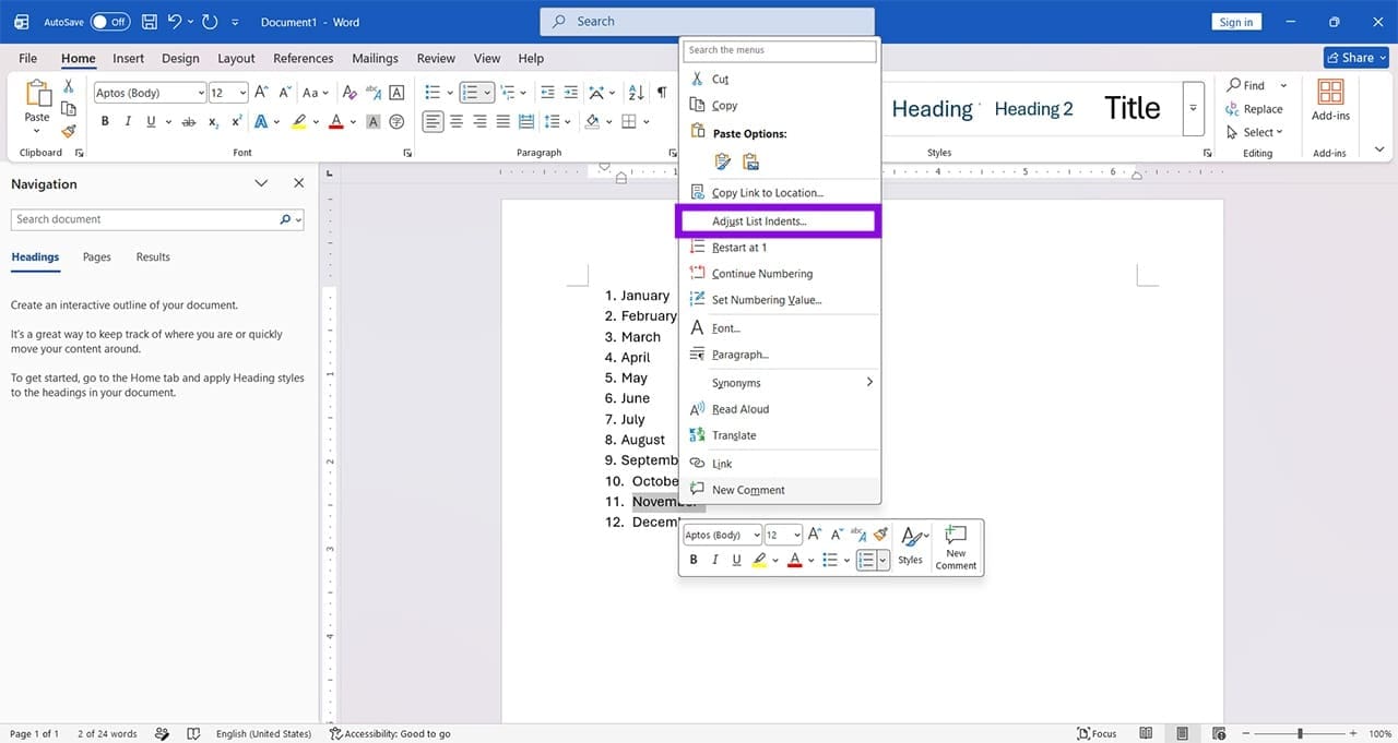 How-to-Fix-Microsoft-Word-Numbering-Indent-Problem-6 حل مشكلة المسافة البادئة في ترقيم صفحات Word بخطوات بسيطة
