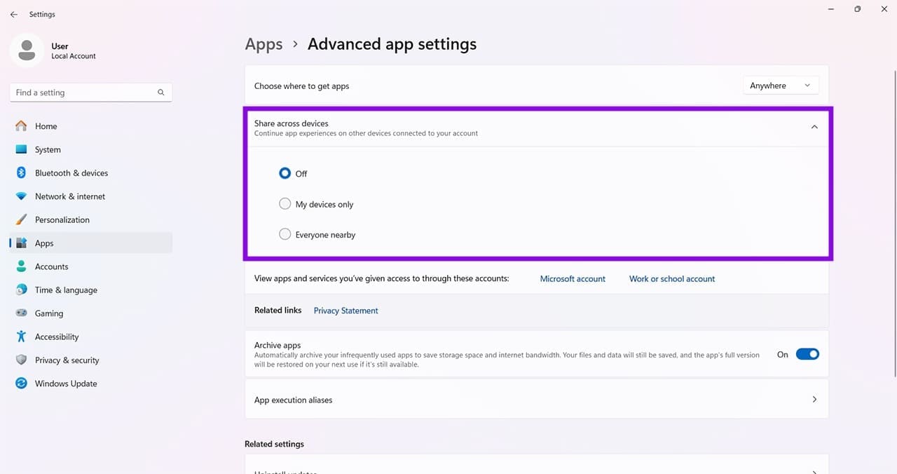 How-to-Troubleshoot-High-CPU-Use-on-Windows-Cross-Device-Service-3 حل مشكلة ارتفاع استخدام المعالج بسبب خدمة الأجهزة المتعددة في Windows