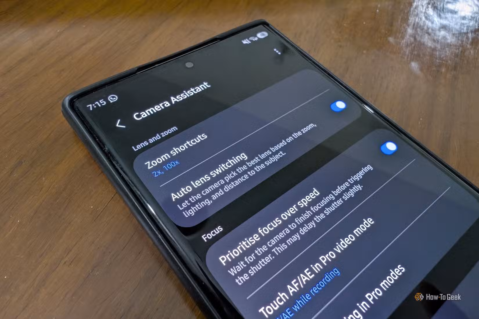 camera-assistant-app-on-samsung-galaxy-s23-ultra 4 أسرار بسيطة لتحسين جودة الصور بهاتف Samsung Galaxy