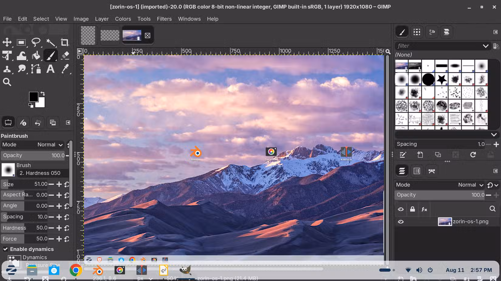 gimp-1 أفضل 4 تطبيقات لينكس تستحق التثبيت لتحسين تجربتك اليومية