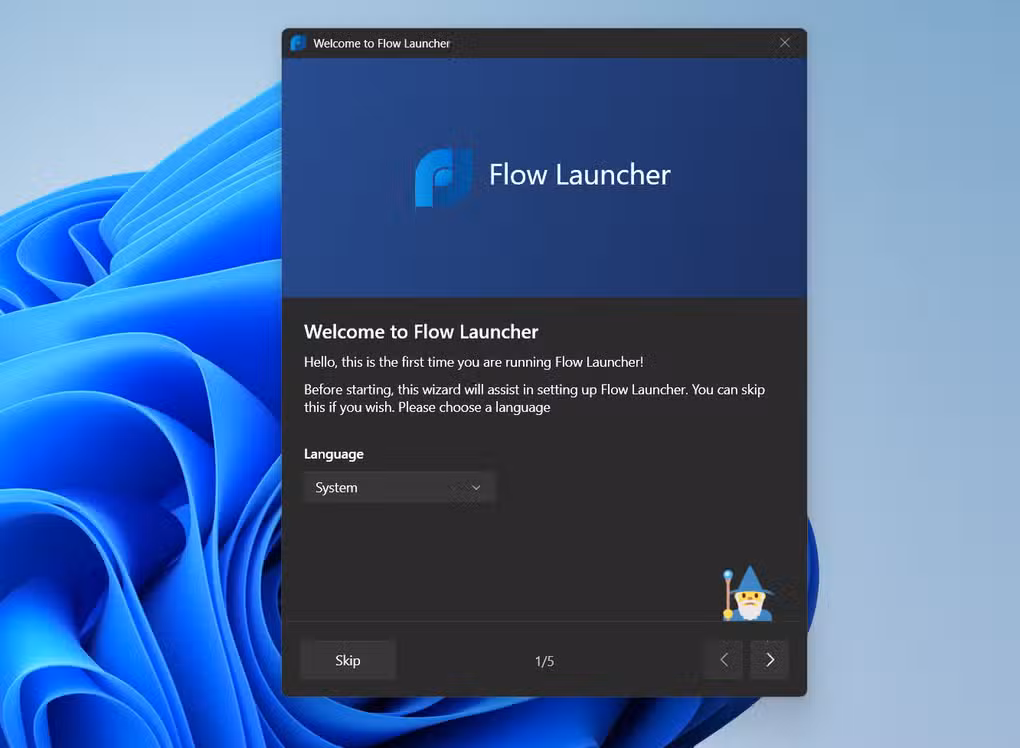 flow-launcher-welcome-page-after-opening-for-the-first-time أفضل مشغّل تطبيقات مفتوح المصدر لويندوز كبديل لقائمة ابدأ