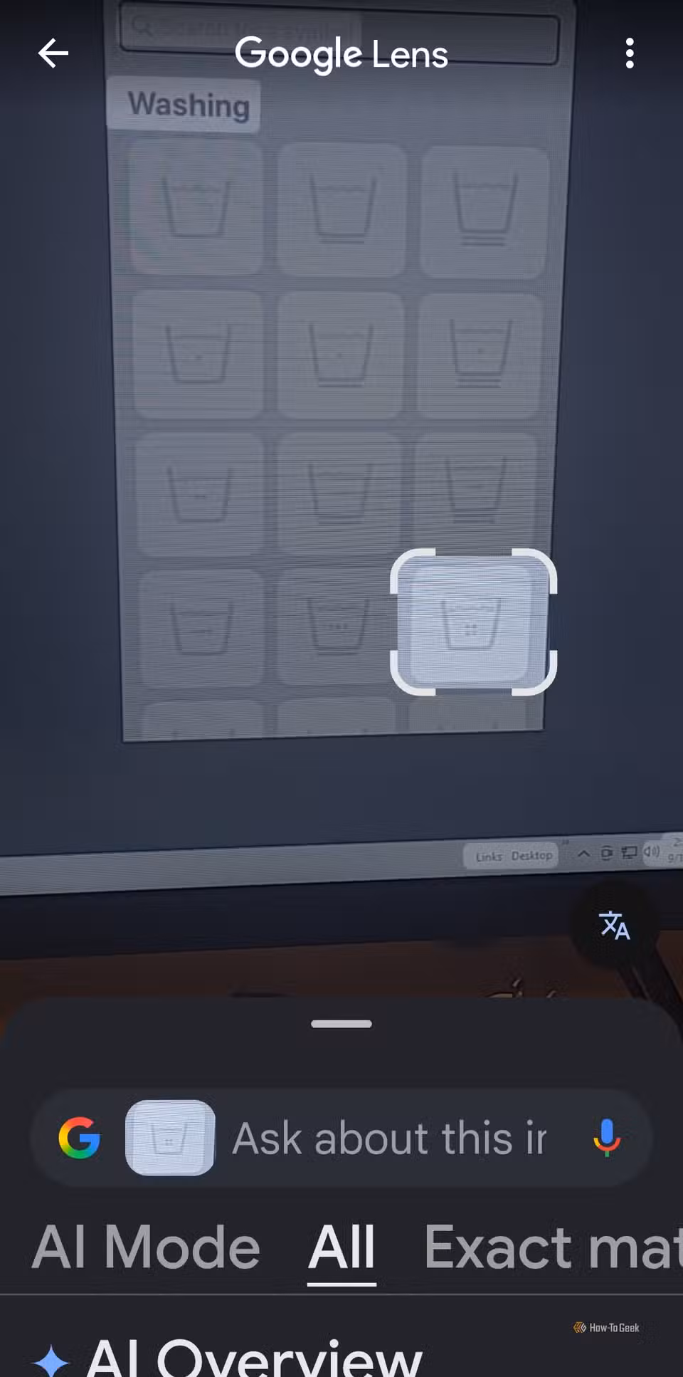 getting-laundry-instructions-using-google-lens 6 استخدامات ذكية لـ Google Lens توفر وقتك في مهام يومية