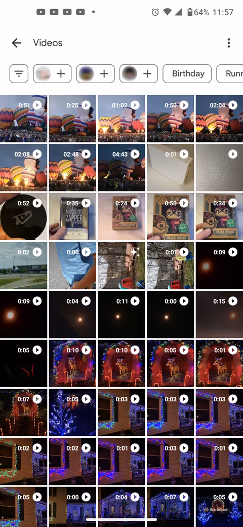 google-photos-videos-search-for-managing-space لماذا تمتلئ مساحة تخزين حساب Google بسرعة وكيف يمكنك تحريرها