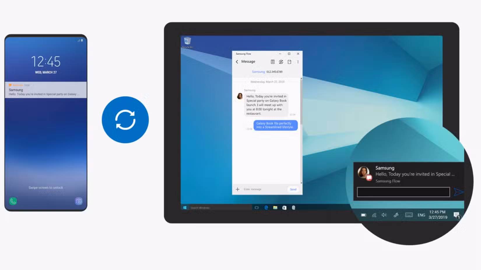 samsung-flow-app 4 تطبيقات سامسونج مفيدة قد لا تعرفها وتستحق إضافتها إلى شاشتك الرئيسية