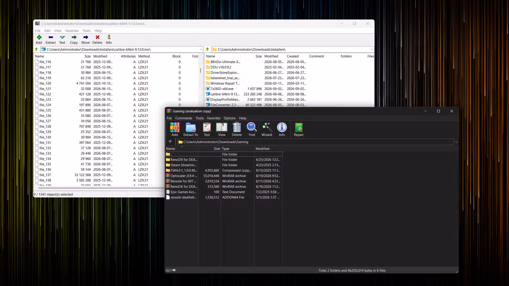 screenshot-917 أفضل بديل مفتوح المصدر لـ WinRAR لضغط وفك ضغط الملفات