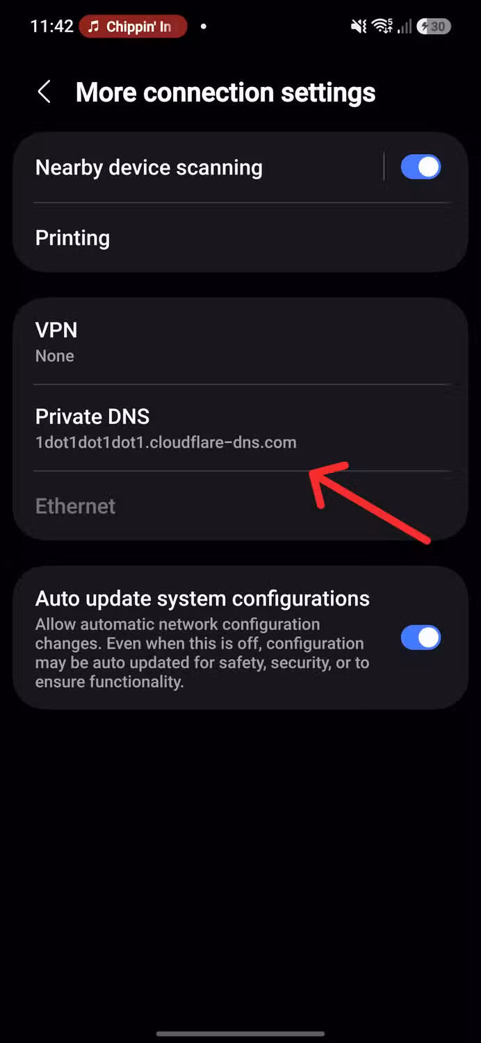 screenshot_20260918_114245_settings 4 إعدادات في Android يجب مراجعتها قبل استخدام واي فاي المقهى