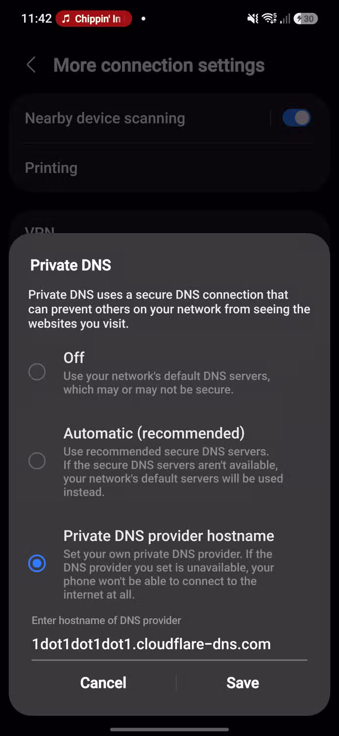 screenshot_20260918_114251_settings 4 إعدادات في Android يجب مراجعتها قبل استخدام واي فاي المقهى