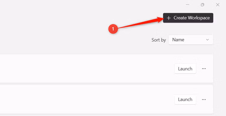 the-powertoys-workspaces-editor-window-with-the-create-workspace-button-highlighted كيفية جعل ويندوز يتذكر مكان النوافذ وحجمها تلقائيًا