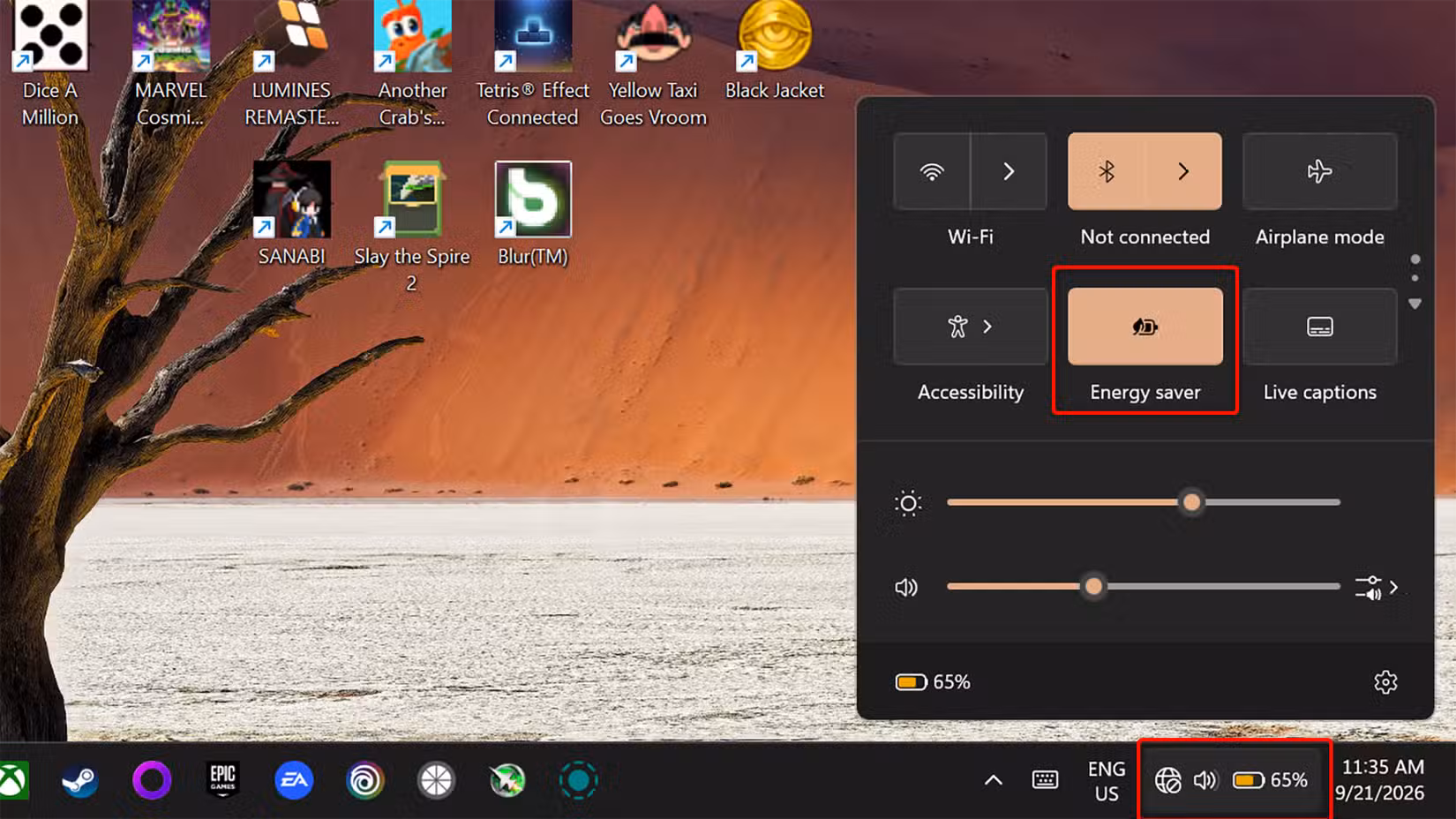 windows-energy-saver-02 إعداد واحد في Windows قد يحد من أداء جهازك وكيفية تغييره بسرعة