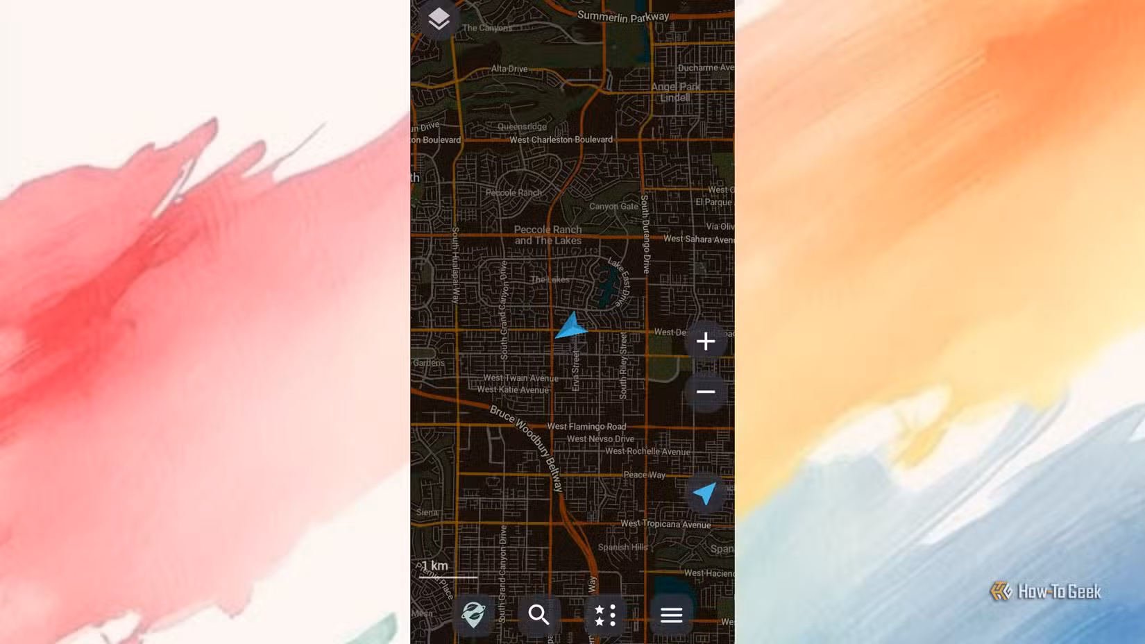 organic-maps-showing-the-user-on-a-map استبدلت 4 ميزات ذكاء اصطناعي في أندرويد بتطبيقات أبسط ولن أعود إليها