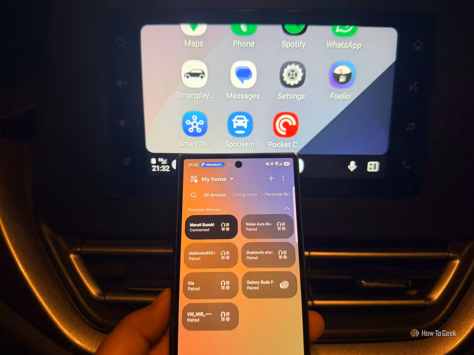 samsung-smartthings-on-android-auto 4 تطبيقات مخفية لـ Android Auto تستحق التجربة لتحسين تجربة القيادة